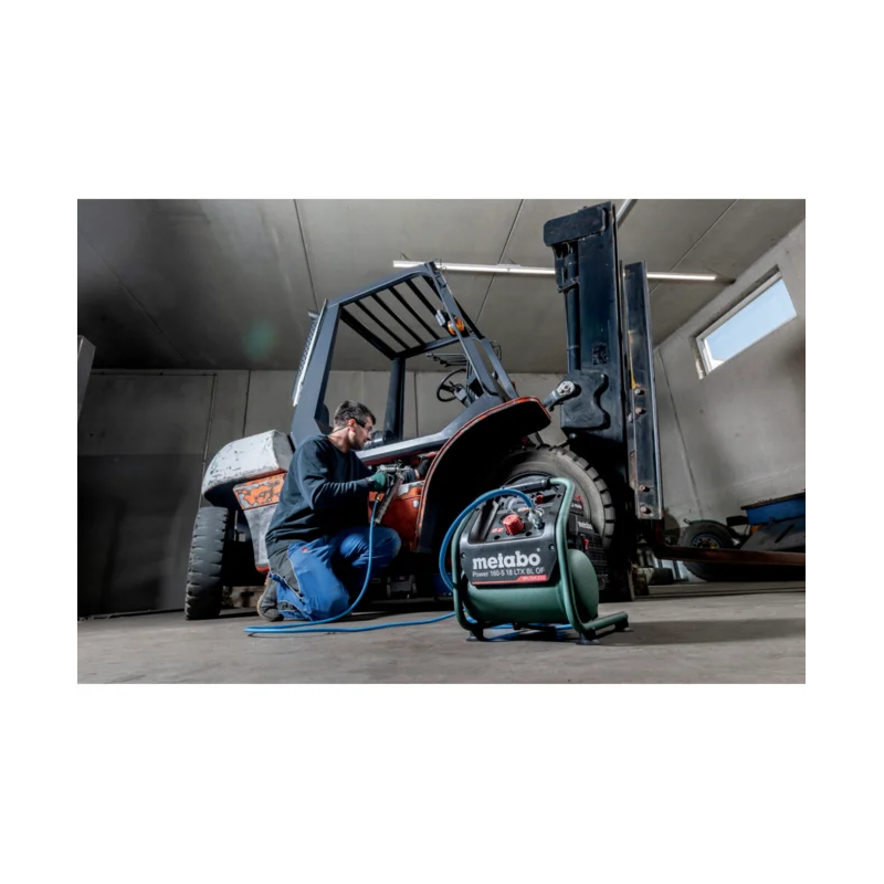 Metabo - Akumulatorski kompresor Power 160-5 18 LTX BL OF sa baterijom 18V 4Ah i punjačem - 601521850 + 625027000 + 627382